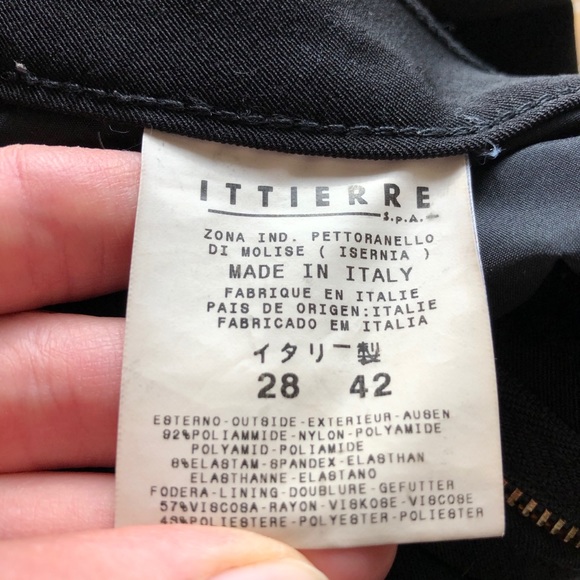 Versace Jeans Couture High Rise Black Dress Pants, Made in Italy - Picture 13 of 16